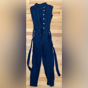 Blue jumpsuit